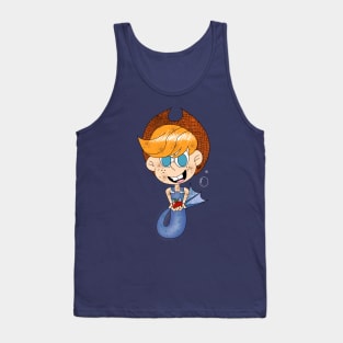 Apple Farmer Boy Mermaid Tank Top